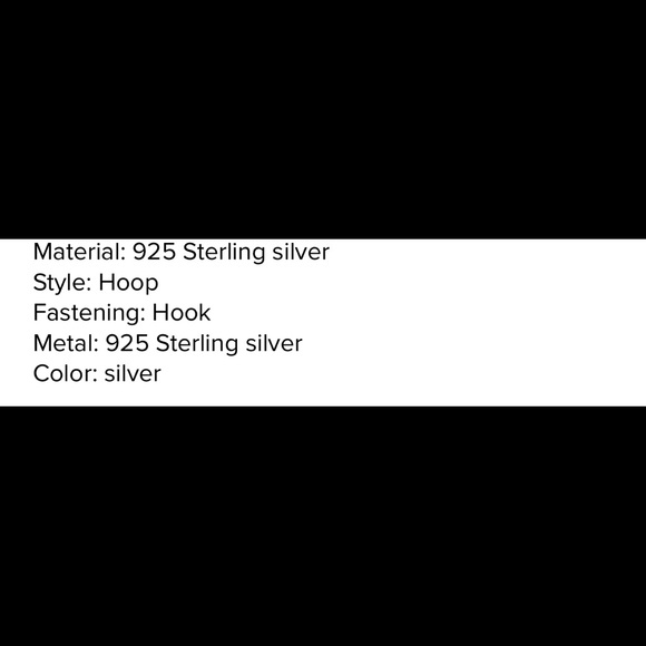 ✨Silver Hoops ✨ - Picture 4 of 6